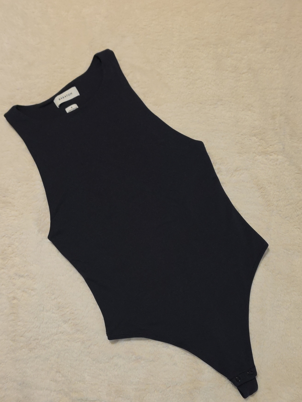 Babaton  Black Sleeveless Bodysuit Small Size